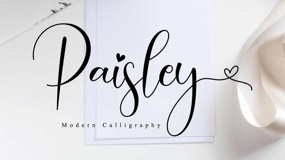 

Paisley: An Exquisite Script Font With a Modern Elegance
