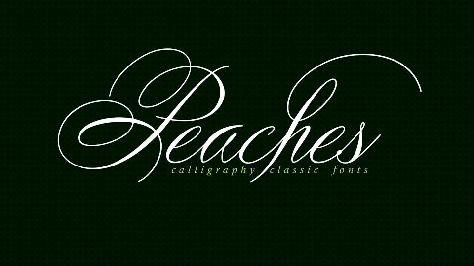  

Peaches Font: A Sophisticated and Elegant Look for Any Project