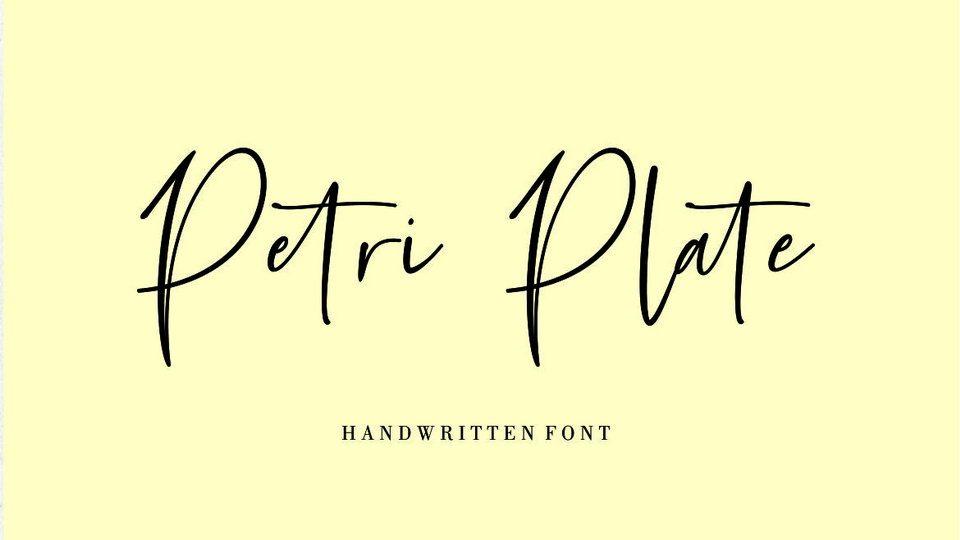 

Petri Plate: A Versatile and Stylish Font for Any Creative Project