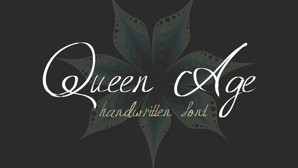 

Queen Age Font: An Elegant Handwritten Script Font for Any Project
