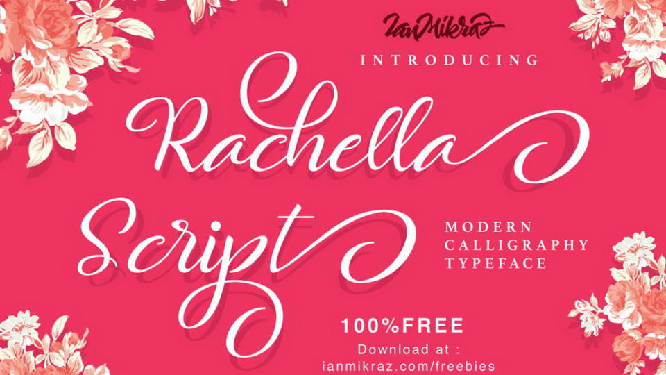
Rachella Script - A Modern Calligraphy Typeface