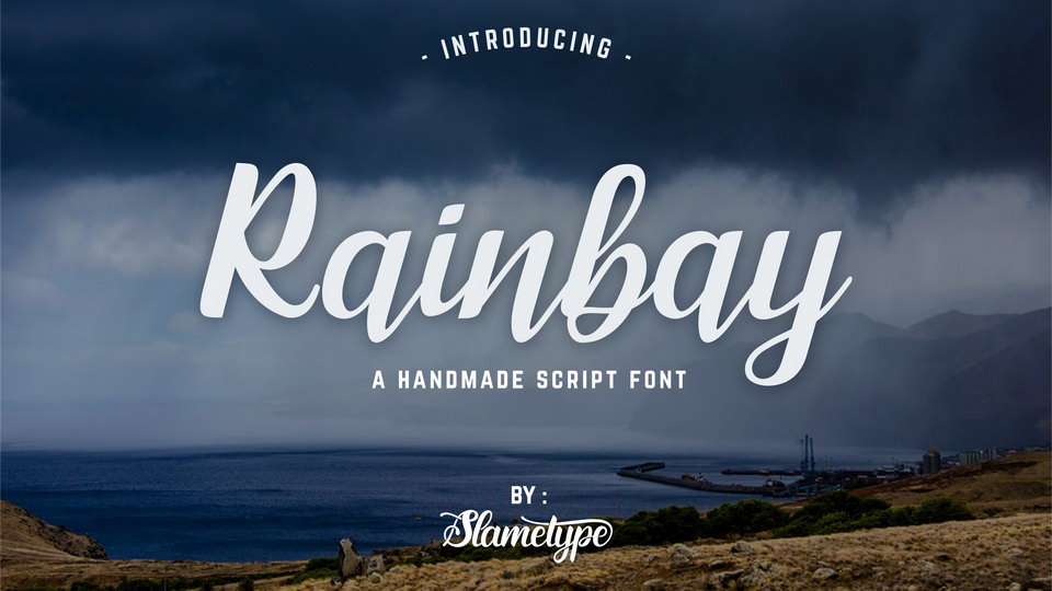 

Rainbay: A Unique Handmade Modern Calligraphy Script Font