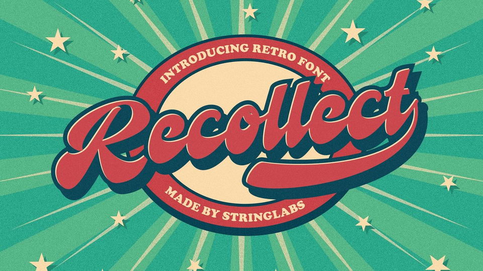 

Recollet: An Amazing, Versatile Font with a Classic Retro Style from the 80s