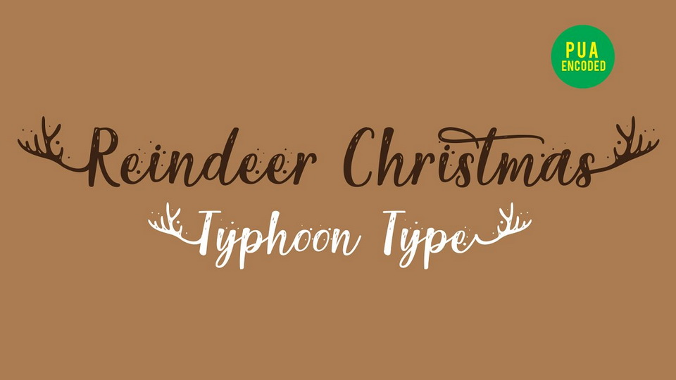 

Reindeer Christmas: A Festive Font for the Holiday Season