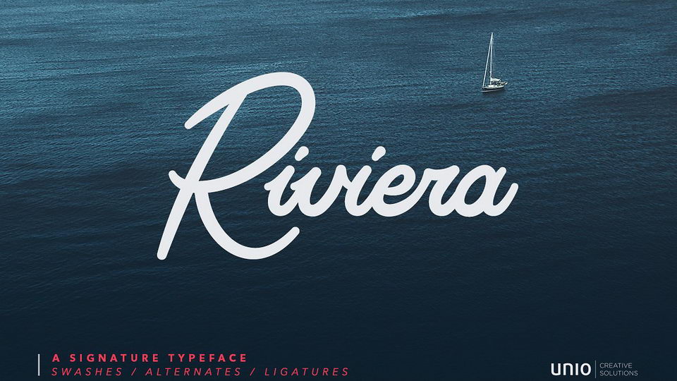 
Riviera - A Free Modern and Elegant Signature Font