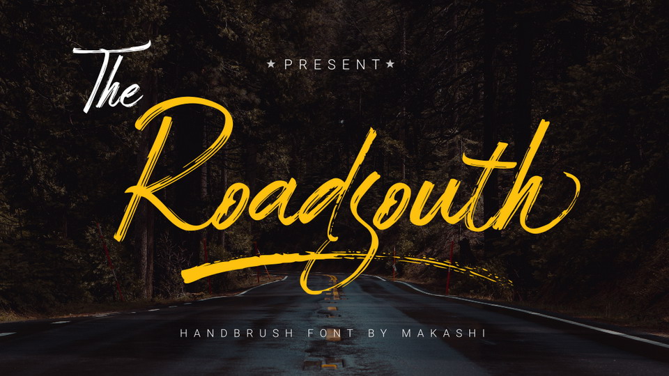 

Roadsouth: A Sophisticated and Natural-Looking Handwritten Font Perfect for Any Project