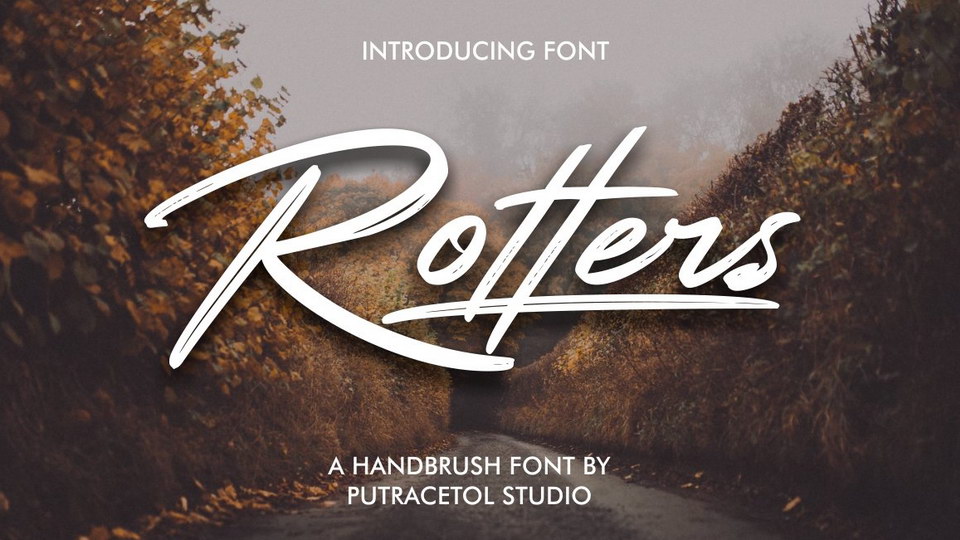 

Rotters: A Modern Brush Font with Natural Rough Dry Brush Strokes