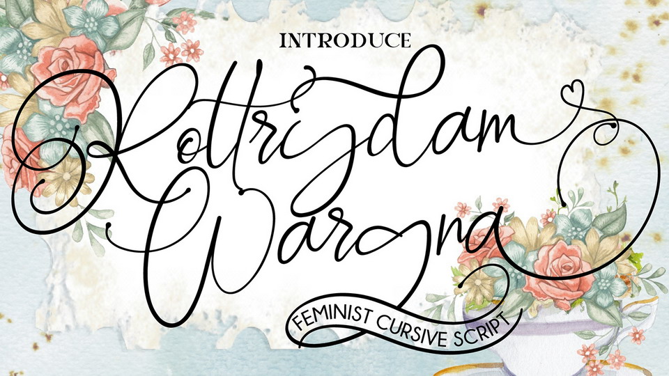  

Rottrydam Wargna: An Elegant Handwritten Font for Any Project