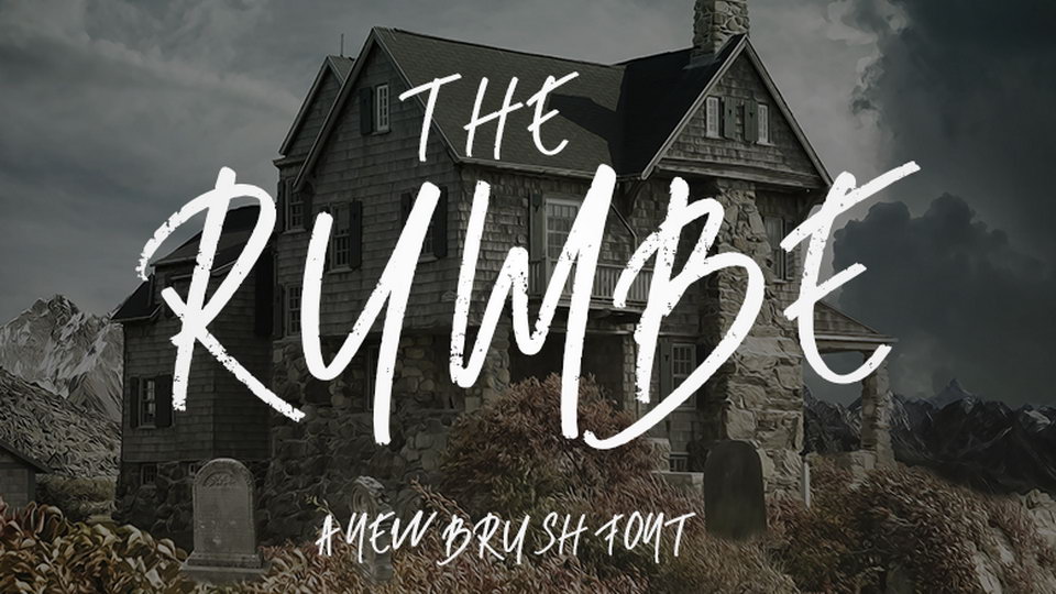 

Rumbe: A Unique and Energetic Handwritten Brush Script Font