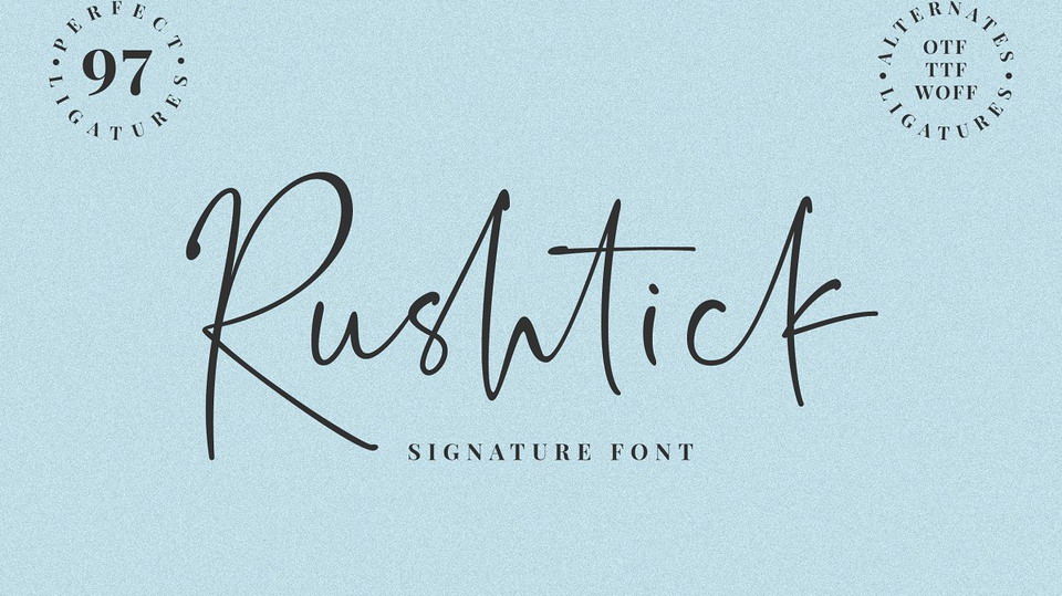

Rushtick: A Font that Stands Out from the Crowd