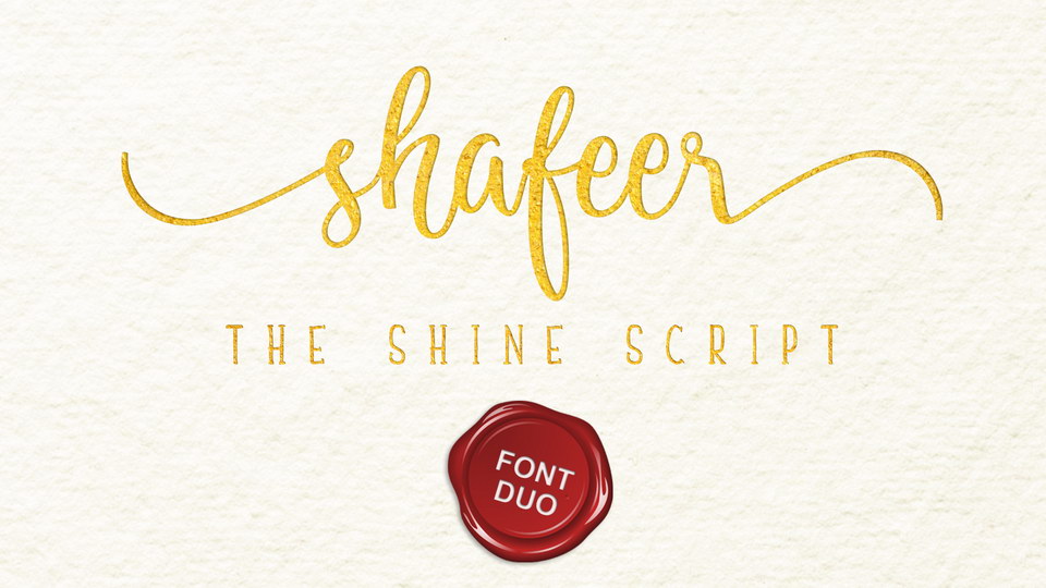 

Shafeer: An Incredible Font Duo with Endless Possibilities