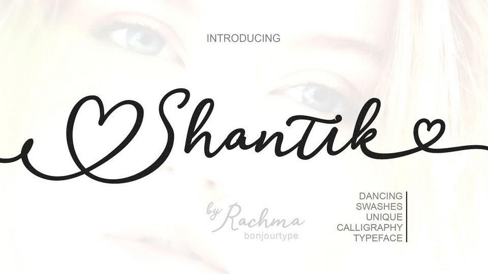 

Shantik: A Stunning Script Font With Romantic Swashes
