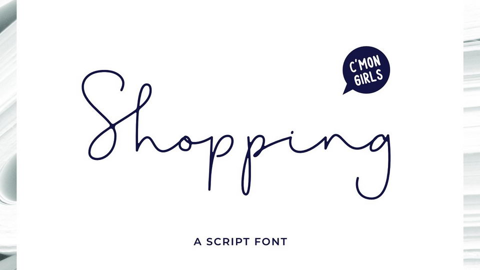 

Shopping Script: A Stylish and Relaxed Font for Any Project