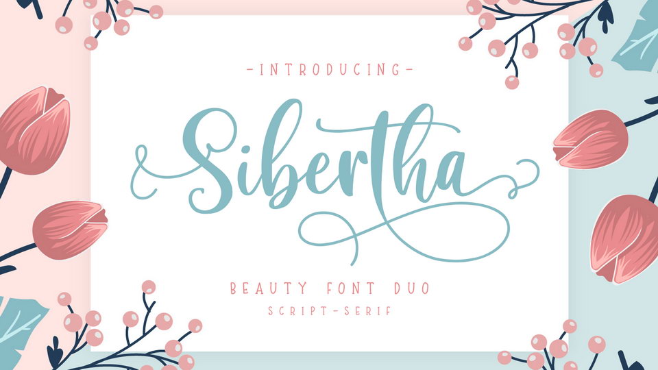

Sibertha: An Elegant and Modern Calligraphy Script