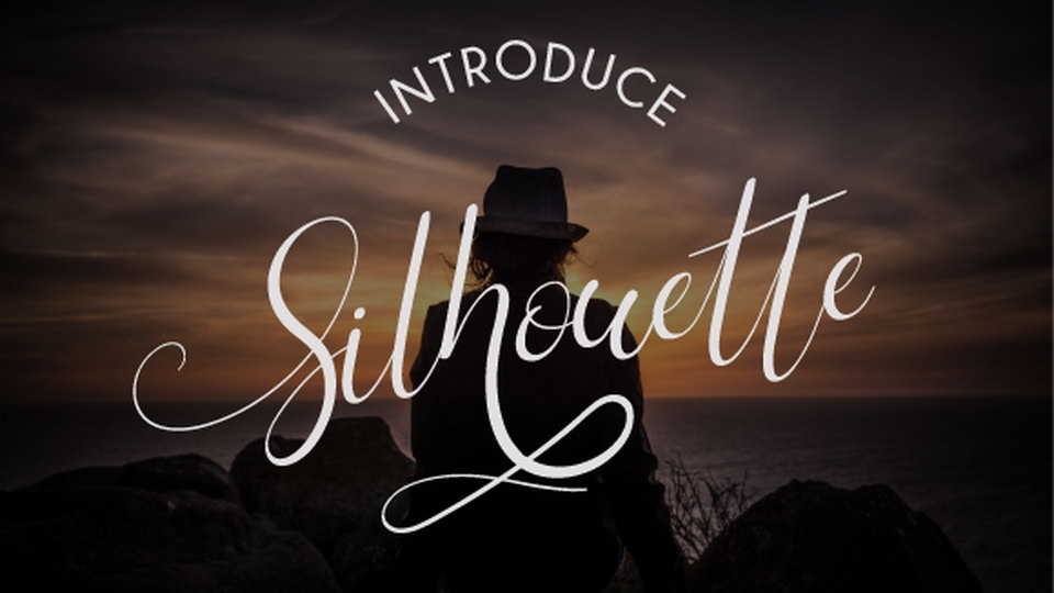 

Silhouette: An Exquisite Modern Calligraphy Script
