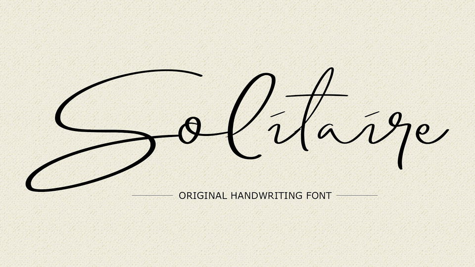 

Solitaire: An Incredibly Versatile Script Font for Logos, Signatures, and More