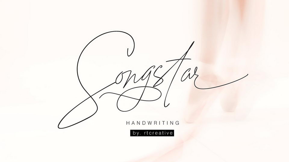 
Songstar Script: Natural Signatures Style Font