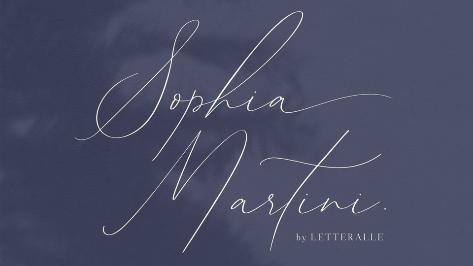 

Sophia Martini: Luxury, Elegance and Beauty in a Font