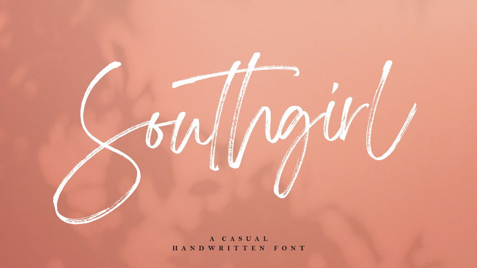 

Southgirl Font: The Perfect Choice to Give Your Project a Handwritten Look