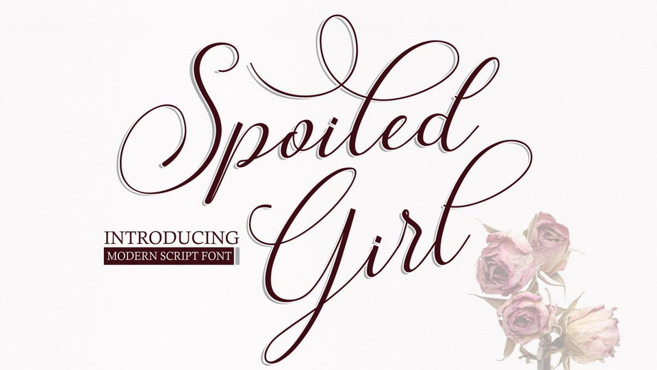 

The Spoiled Girl Script: An Elegant and Sophisticated Font