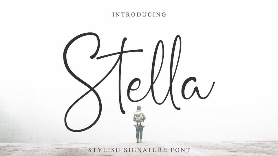 

Stella: A Stylish Script Font with a Natural, Handwritten Look