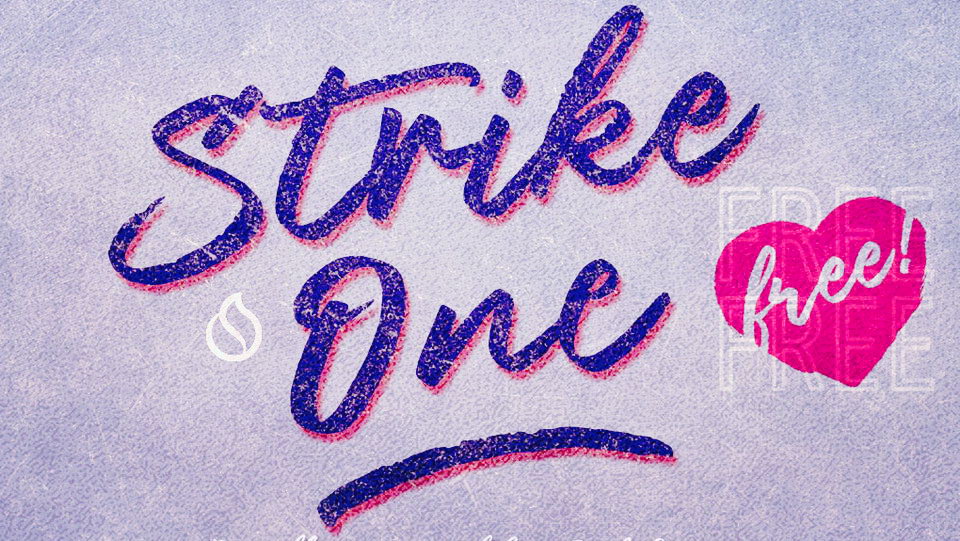 

Strike One: A Versatile and Beautiful Script Font with a Natural Handwriting Style