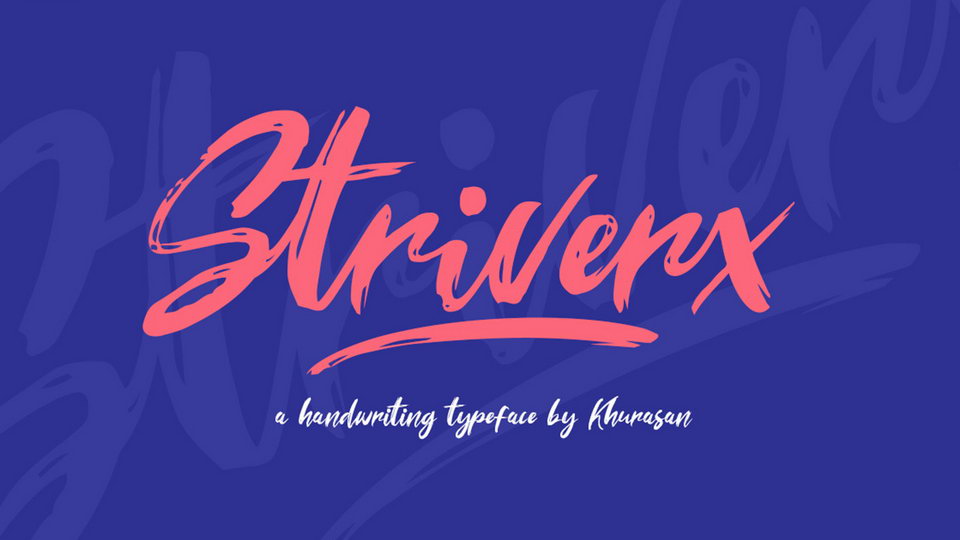 

Striverx Brush Font: An Exceptional Choice for Graphic Designers