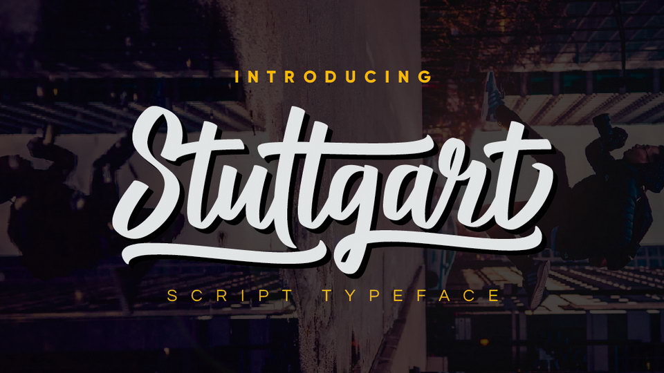 

Stuttgart: An Attractive Modern Calligraphy Script Font Perfect for Design Projects