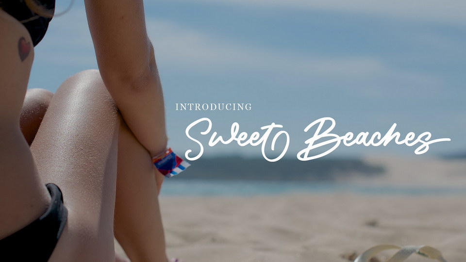 

Sweet Beaches: An Elegant Handwritten Script Font