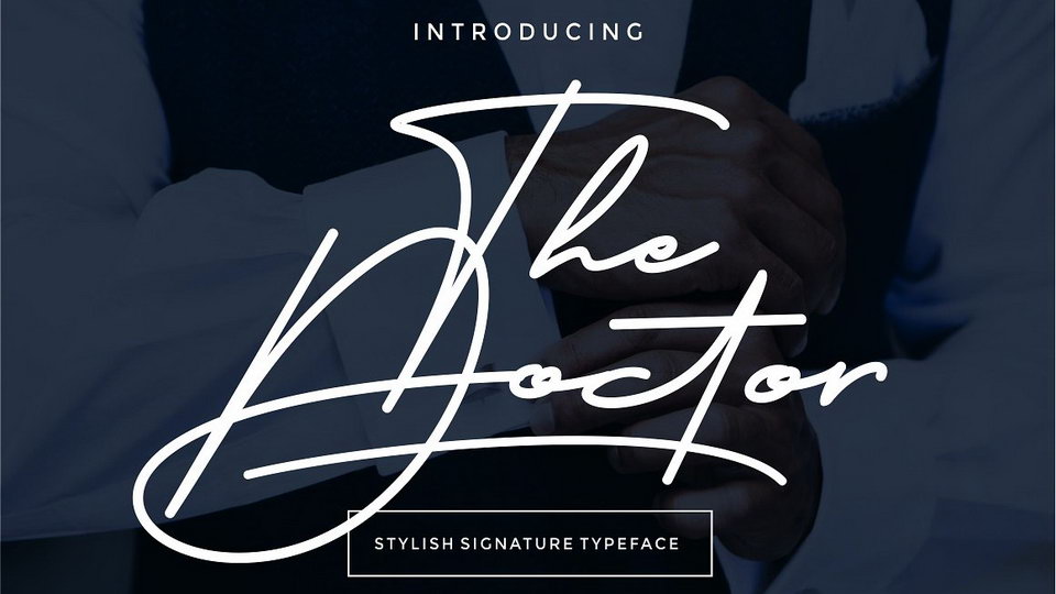 
The Doctor - Stylish Handwritten Signature Font