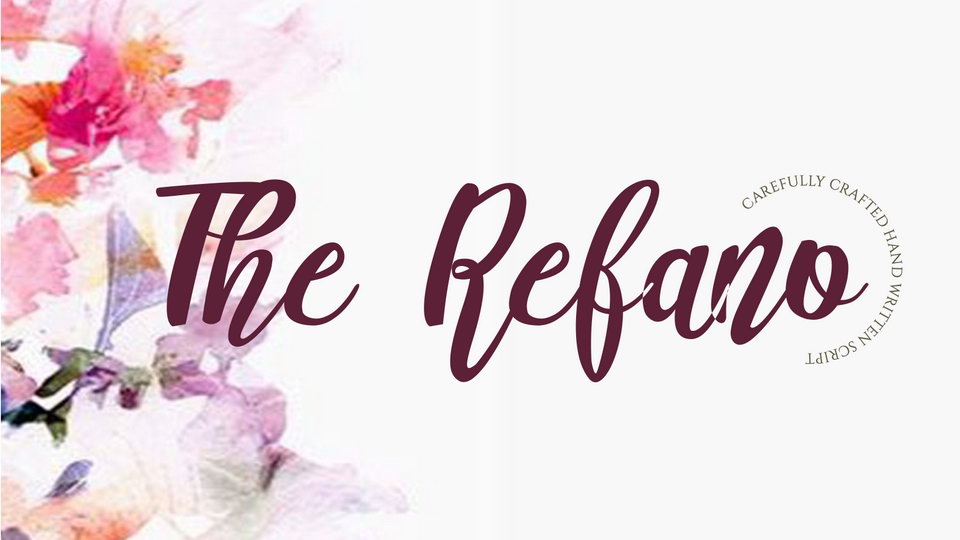 

The Refano Font: A Modern Calligraphy Script Font with Elegance and Sophistication