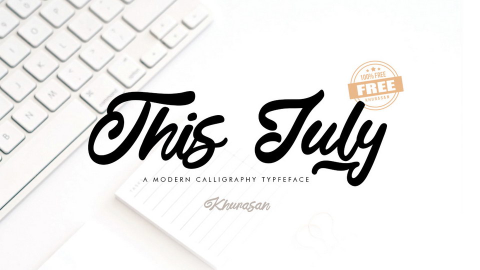 

This July: A Stunning Modern Calligraphy Script Font