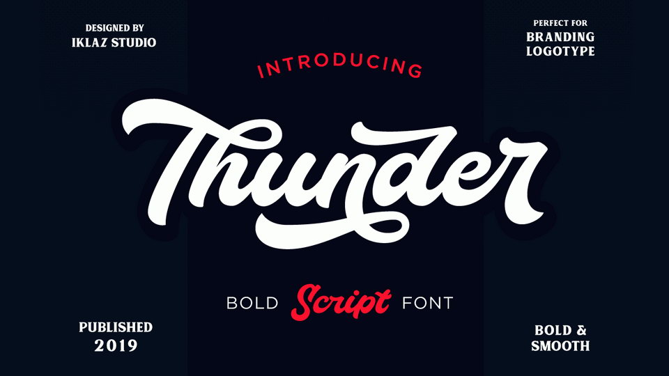 

Thunder Script: An Outstanding Hand-Lettered Font for Creative Projects
