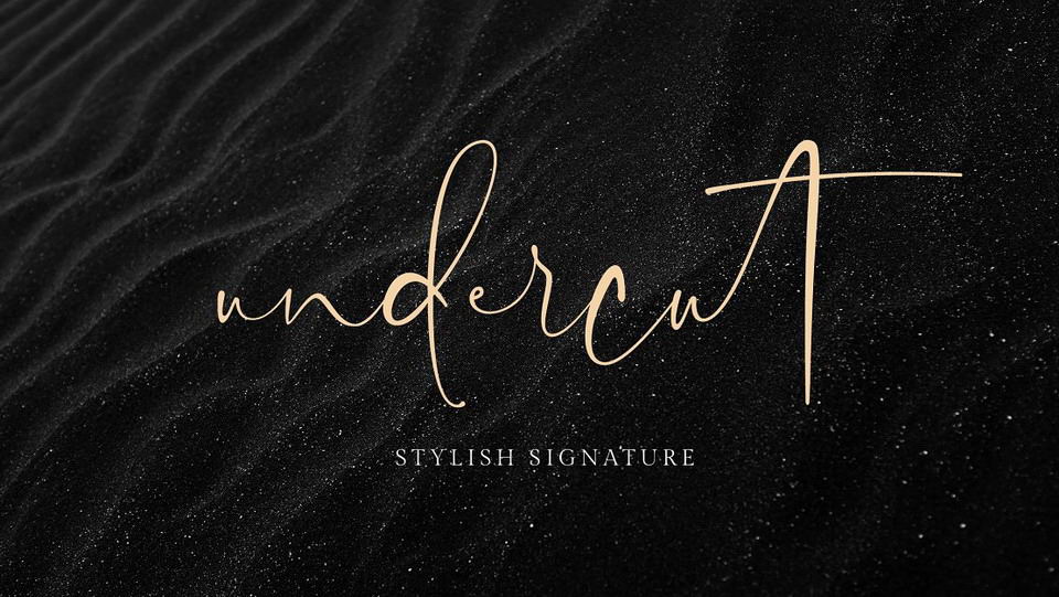  

The Undercut Font: A Perfect Choice for Any Project Requiring a Masculine, Natural Look