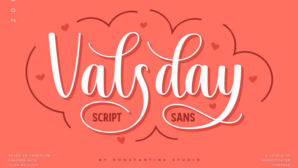 

Valsday: An Exquisite Script Typeface with a Delicate, Effortless Flow in Each Letter Stroke