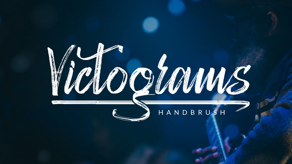 

Victograms: A Luxurious Handwritten Typeface Perfect for Any Design Project