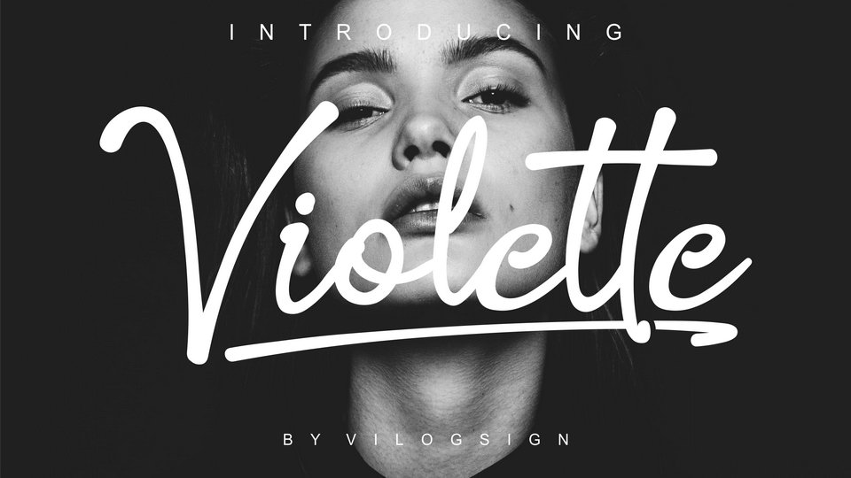 

Violette: A Luxurious Hand Lettered Font with a Realistic Pencil Script