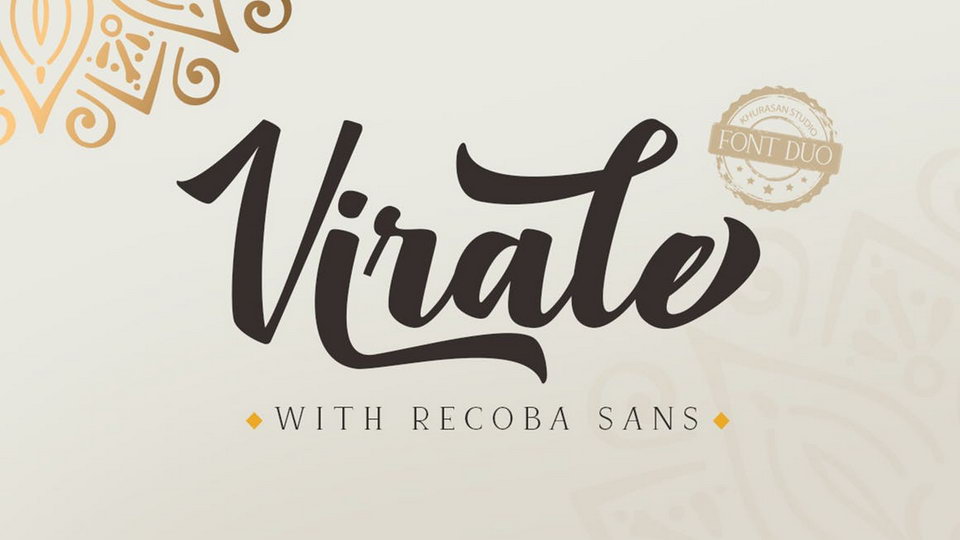 

The Virale and Recoba Font Duo: The Perfect Choice for Any Bold and Modern Design