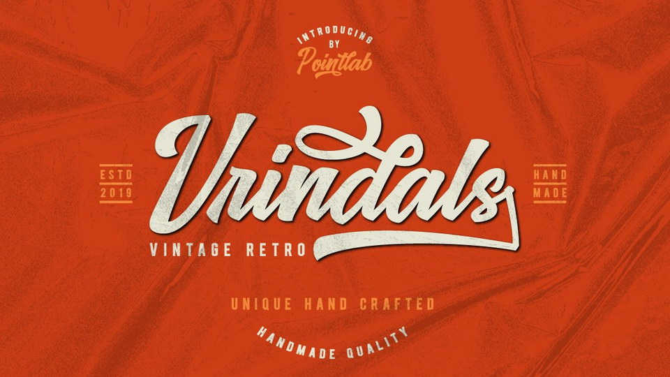 

Vrindals Script: A Timeless Font with Vintage and Modern Flair