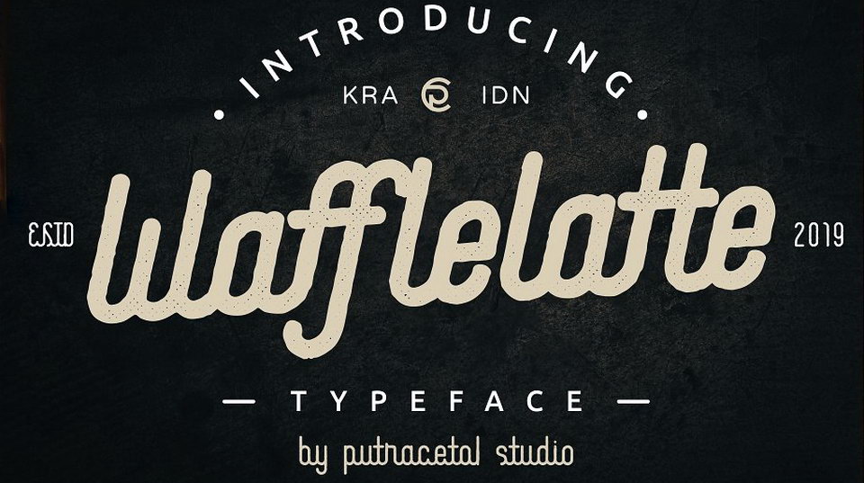 

The Waffle Latte Font: A Versatile Monoline Script Typeface Perfect for Design Projects