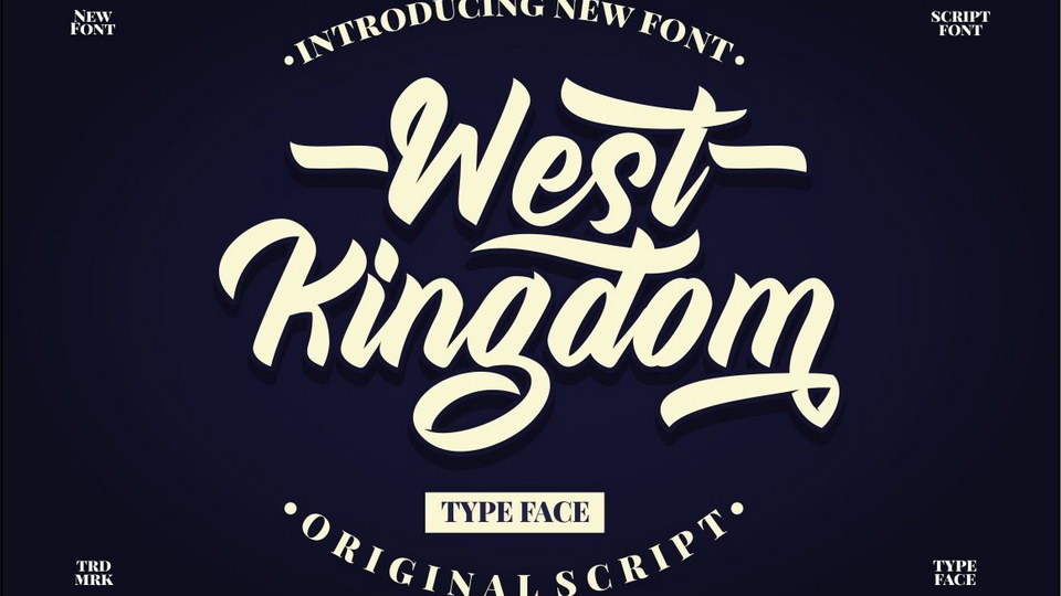 

West Kingdom: A Modern Script Font with Streetwear Inspiration