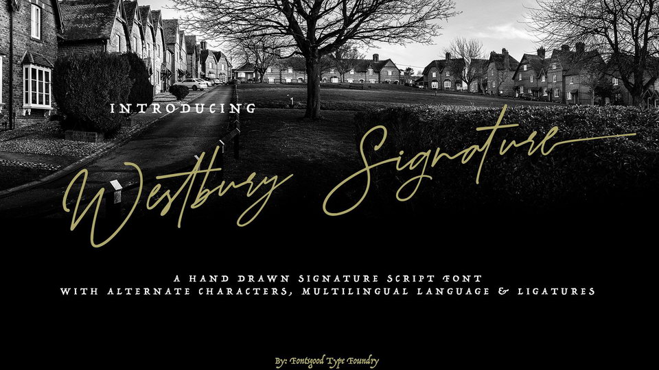 

Westbury Signature: The Perfect Font for Adding Elegance and Modernity to Any Design