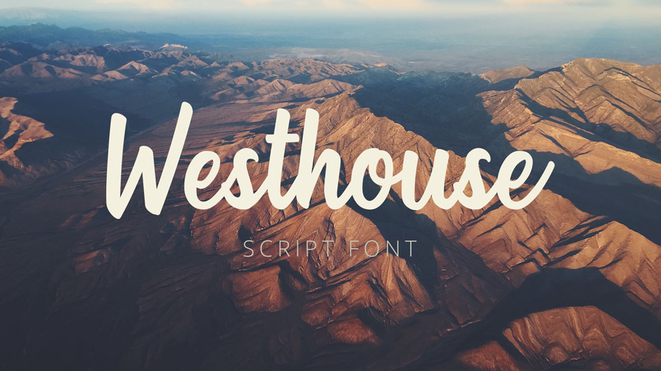 

Westhouse: A Beautiful Handwritten Script Font for Logos, Labels, Branding, Packaging, and Wedding Design