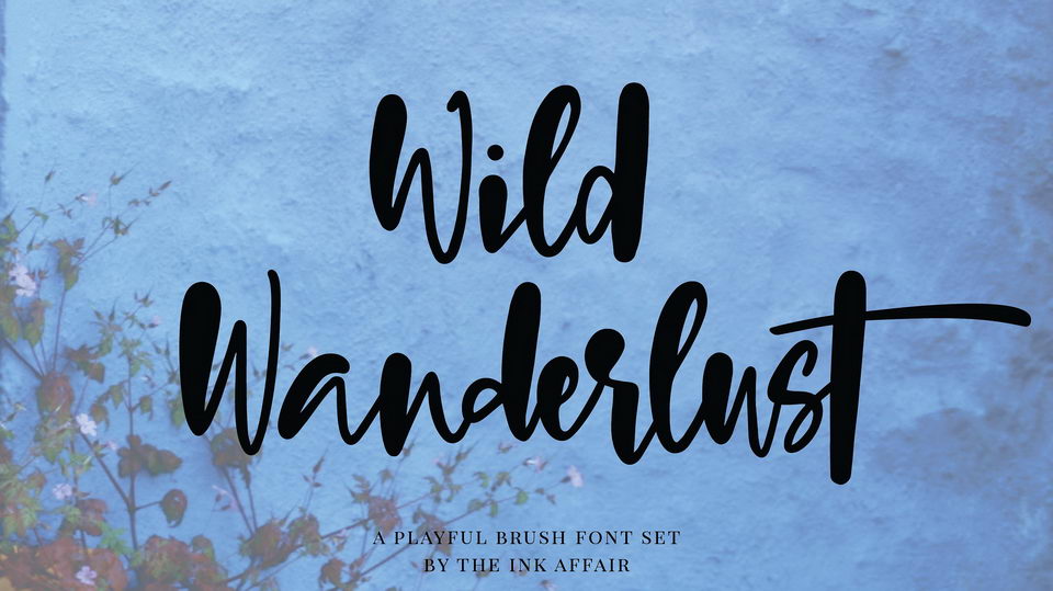 Wild Wanderlust Font