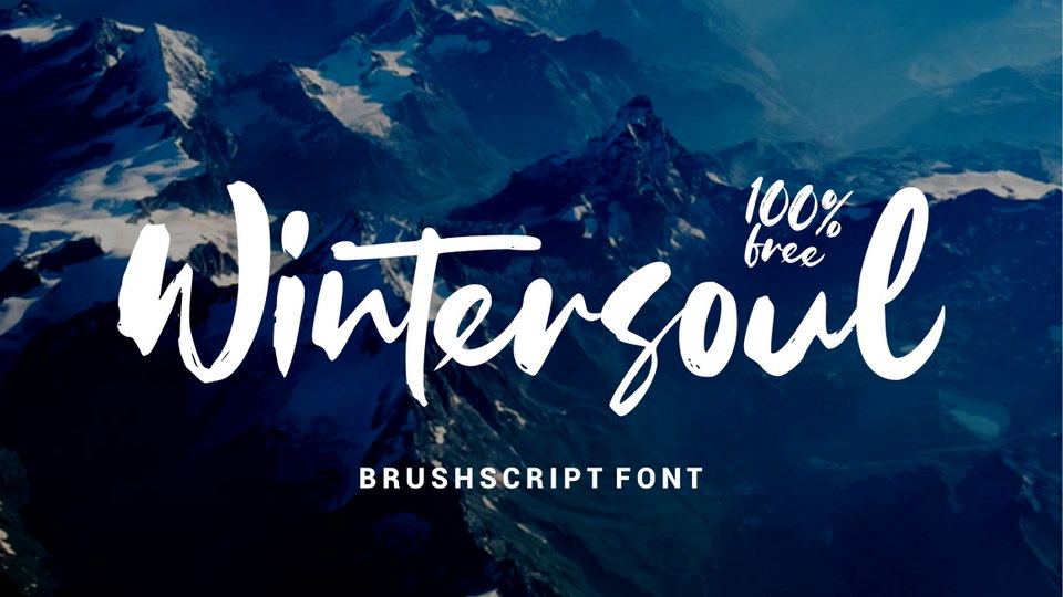 

Wintersoul: A Stunning Brush Font with a Natural Texture