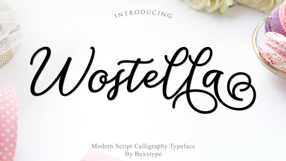 

Wostella Script: A Modern Calligraphy Font That Is Simply Stunning