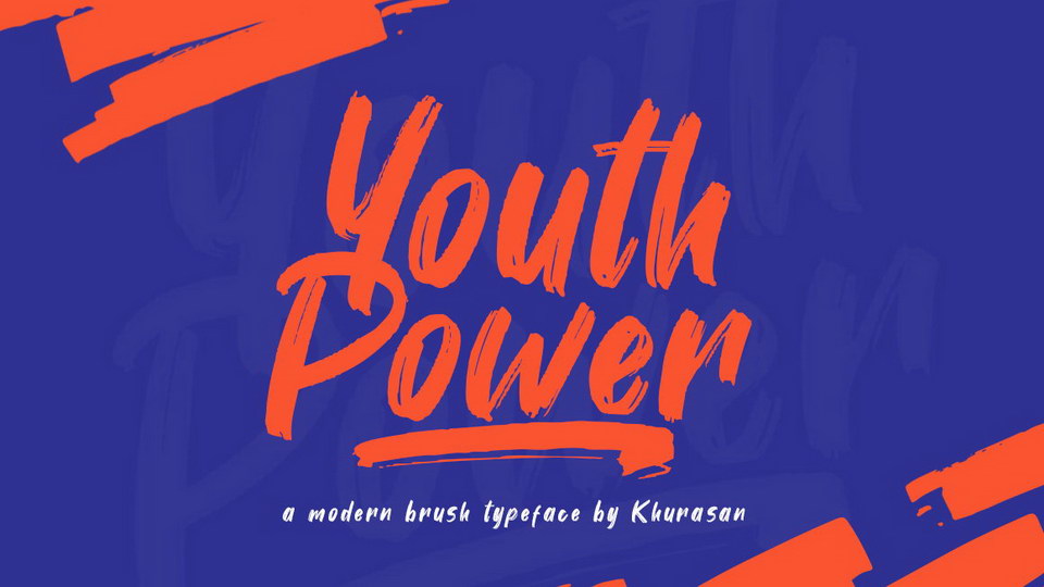 

Youth Power: A Unique Handwritten Brush Font for Eye-Catching Projects