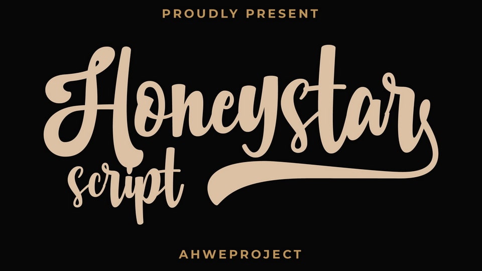 

Honeystar: A Beautiful and Daring Handwritten Font