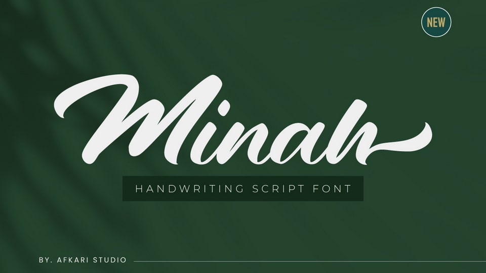 

Minah: A Modern Script Font Perfect for Any Project