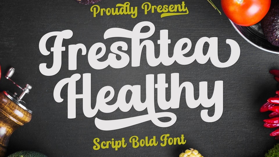 Freshtea Healthy Font: Elevating Design Projects with Charm and Sophistication